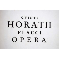 Quinti Horatii Flacci Opera.